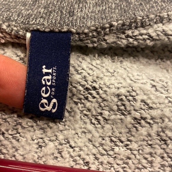 Vintage University of Iowa Hawkeyes gray zip up Gear sweatshirt women’s small - Picture 6 of 7